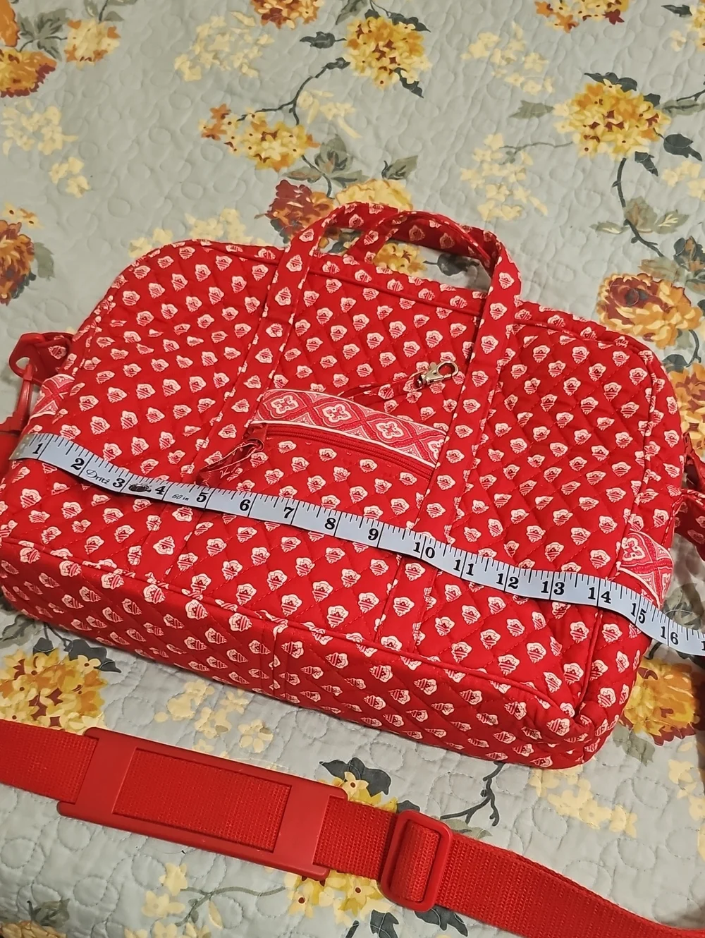 Vera Bradley Laptop Bag, School Bag, Crafts & Books Bag. Washable. Aprox 11